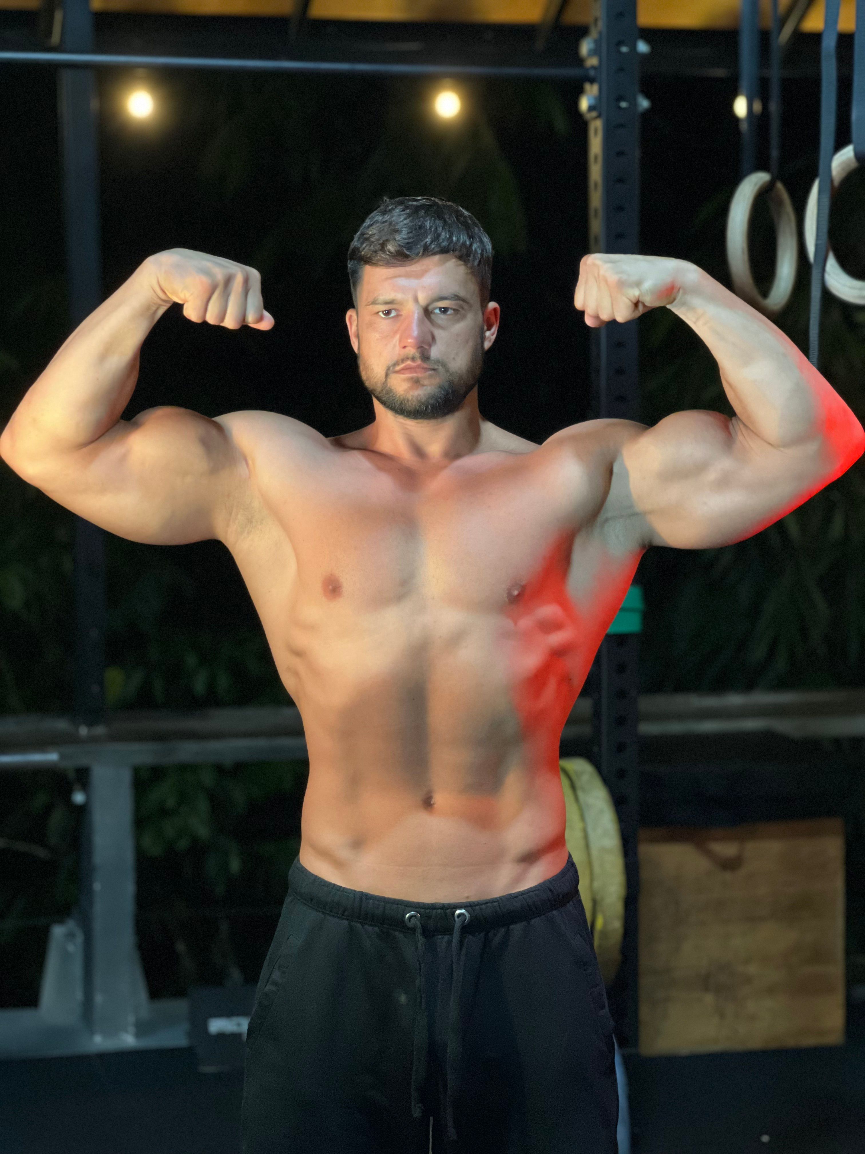 Remus Boroiu în perioada competițiilor de fitness